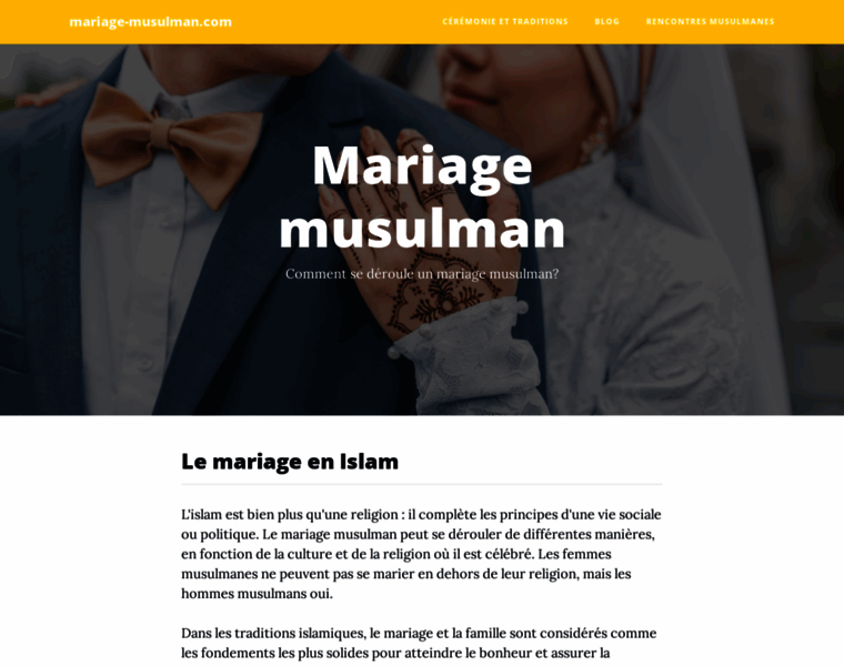 Mariage-musulman.com thumbnail