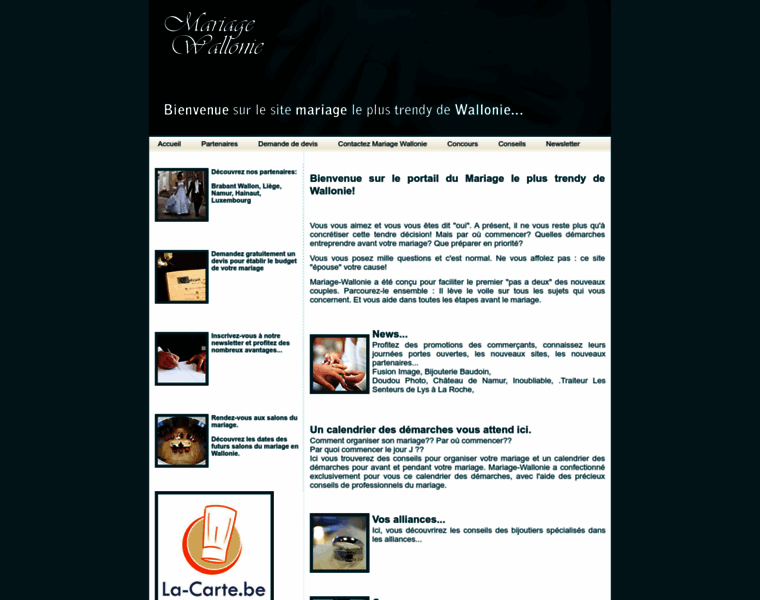 Mariage-wallonie.be thumbnail