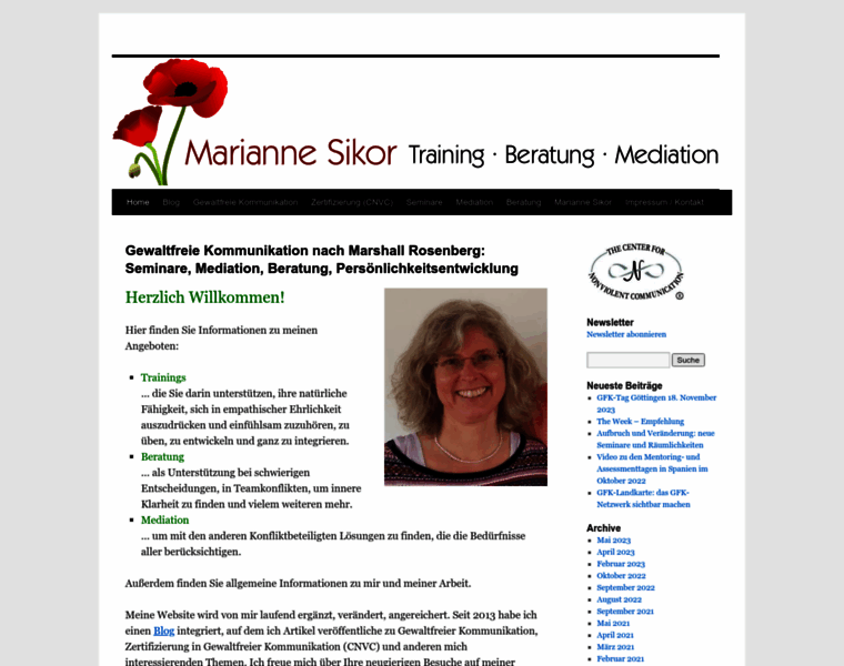 Marianne-sikor.de thumbnail