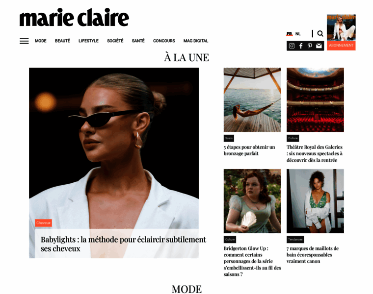 Marieclaire.be thumbnail