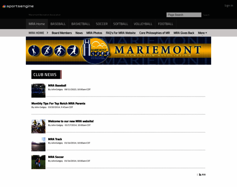 Mariemontsports.org thumbnail