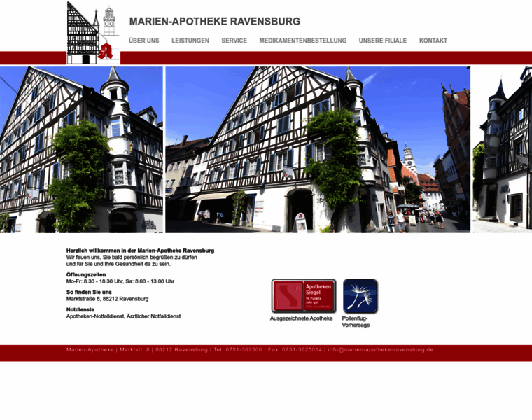 Marien-apotheke-ravensburg.de thumbnail