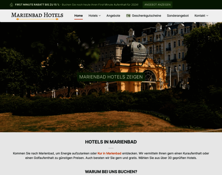 Marienbad-hotels.de thumbnail