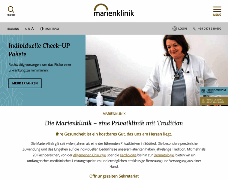 Marienklinik.it thumbnail