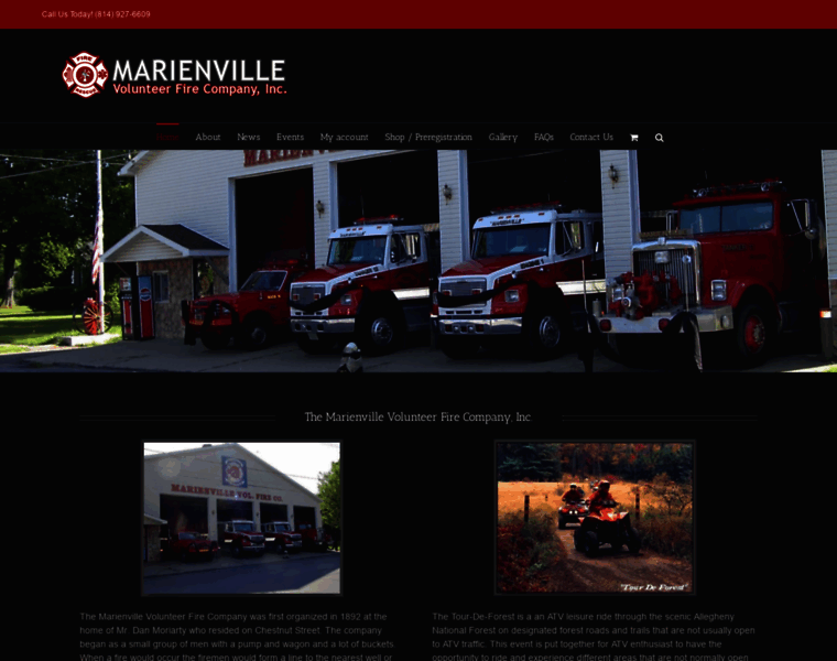 Marienville-fire.com thumbnail