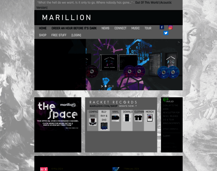 Marillion.com thumbnail