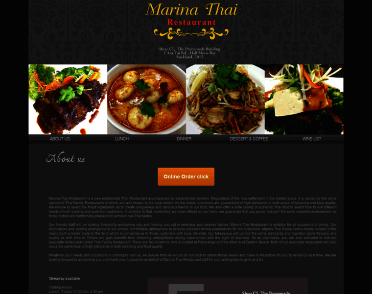 Marinathai.co.nz thumbnail