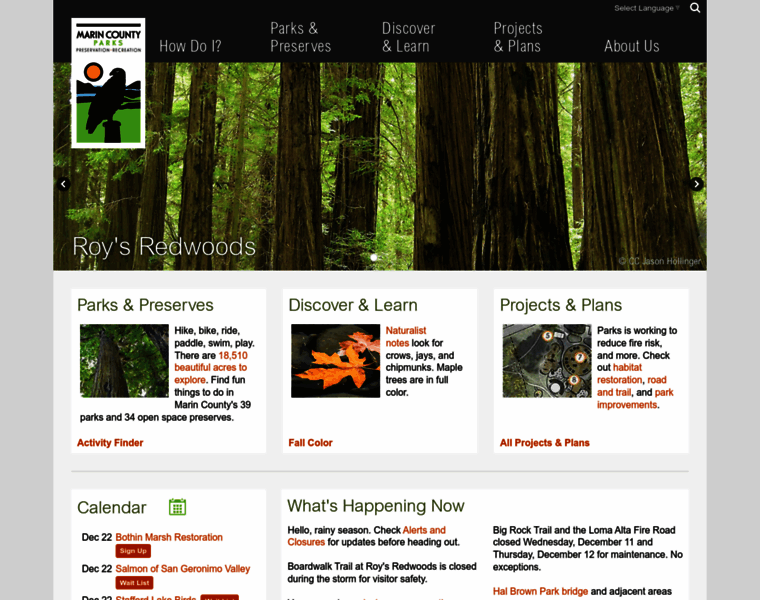 Marincountyparks.org thumbnail Marincountyparks.org thumbnail