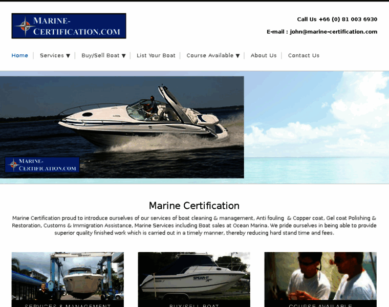 Marine-certification.com thumbnail