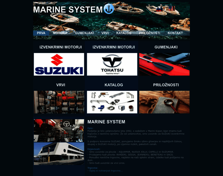 Marine-system.si thumbnail