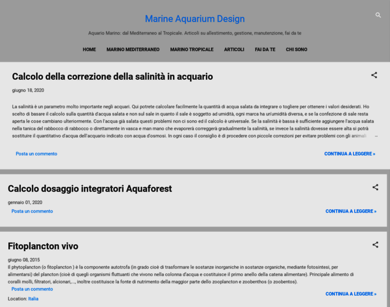 Marineaquariumdesign.it thumbnail
