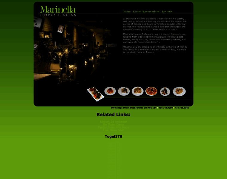 Marinellasrestaurant.com thumbnail