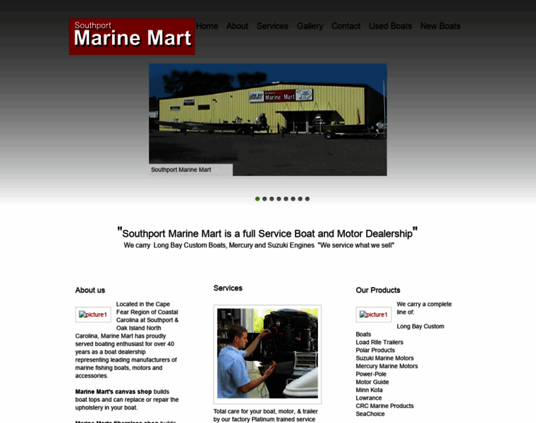 Marinemartnc.com thumbnail