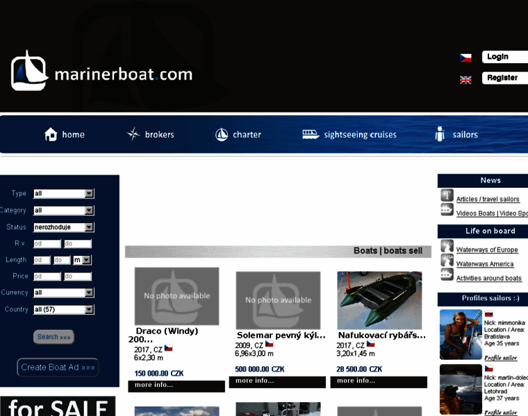 Marinerboat.com thumbnail