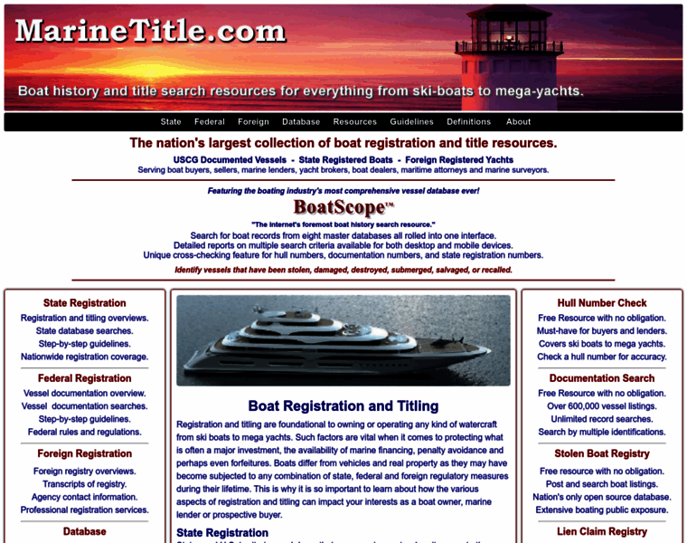 Marinetitle.com thumbnail Marinetitle.com thumbnail