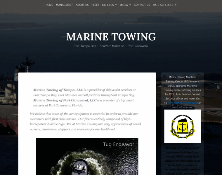 Marinetowing.com thumbnail