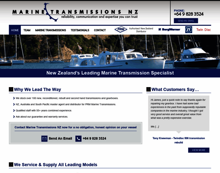Marinetransmissions.co.nz thumbnail