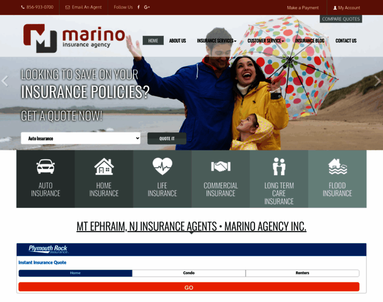 Marinoinsurance.com thumbnail