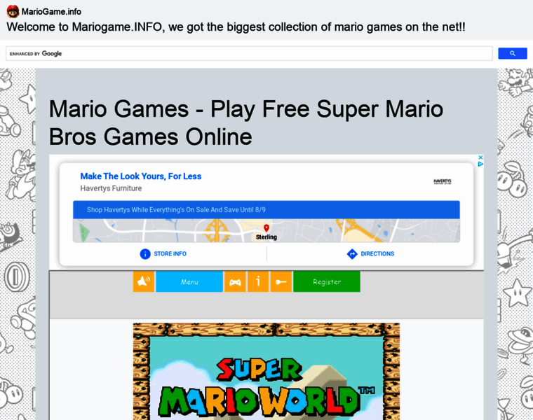 Mariogame.info thumbnail