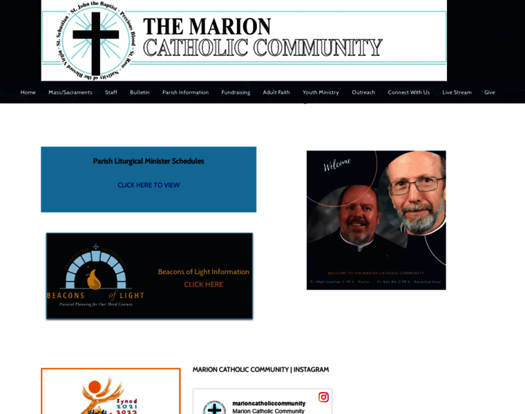 Marioncatholiccommunity.org thumbnail