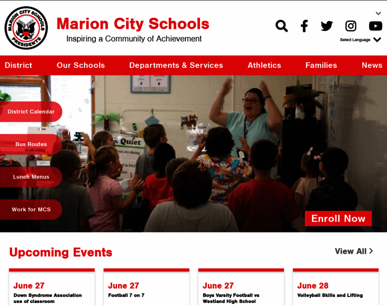 Marioncityschools.org thumbnail