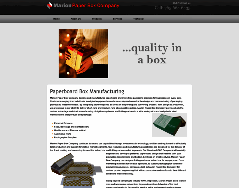Marionpaperboxco.com thumbnail