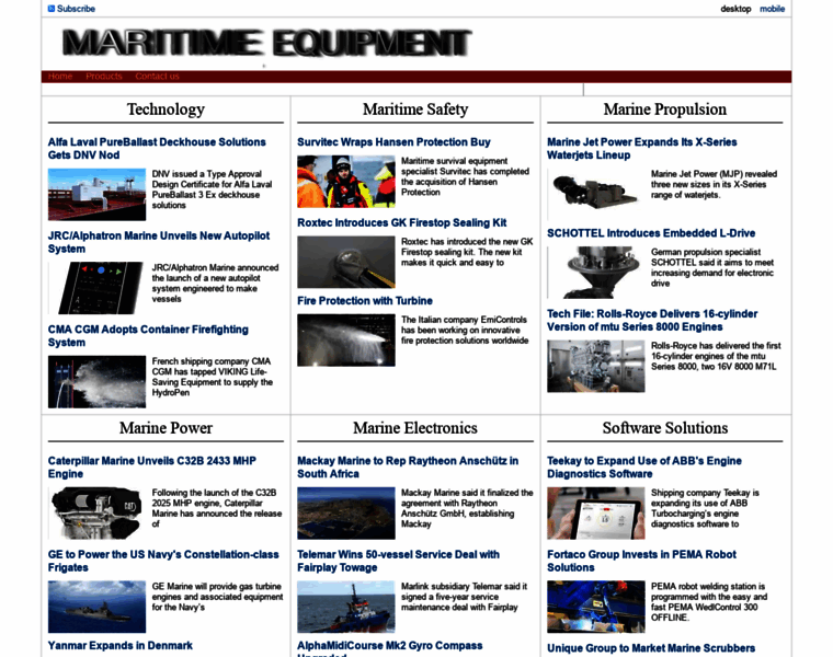 Maritimeequipment.com thumbnail