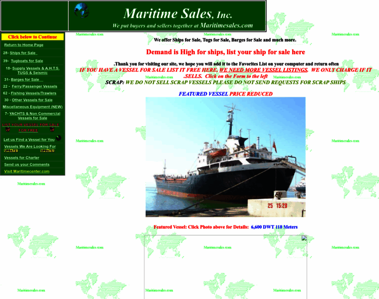 Maritimesales.com thumbnail