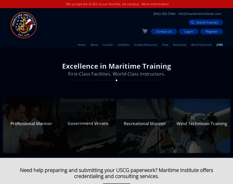 Maritimetrainingschool.com thumbnail