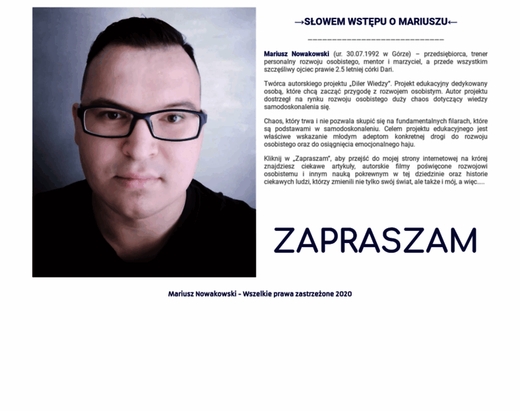 Mariusznowakowski.pl thumbnail