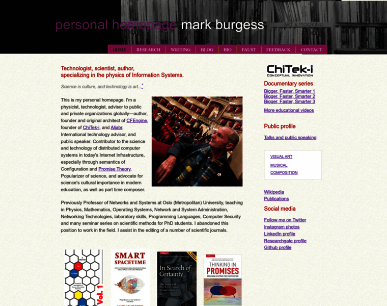 Markburgess.org thumbnail
