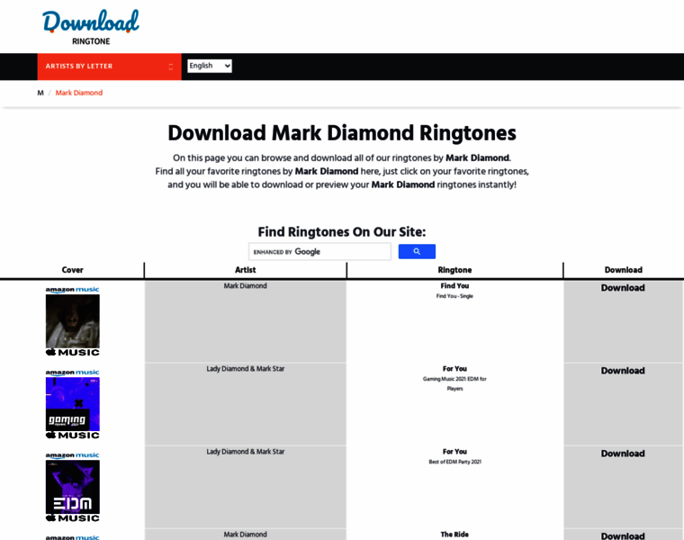 Markdiamond.download-ringtone.com thumbnail