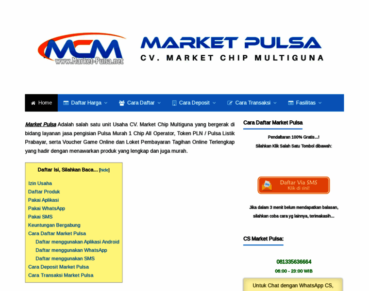 Market-pulsa.net thumbnail