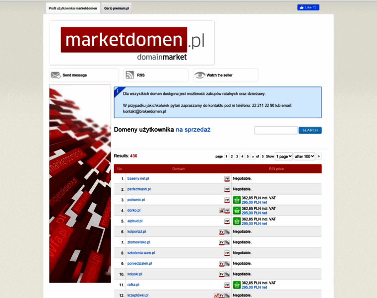 Marketdomen.pl thumbnail