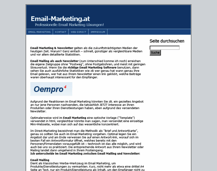 Marketing-email.at thumbnail