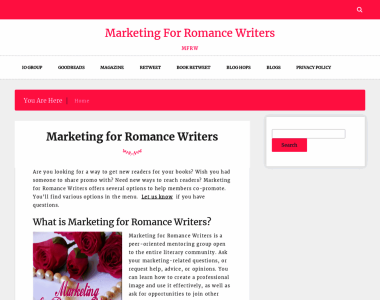 Marketingforromancewriters.org thumbnail