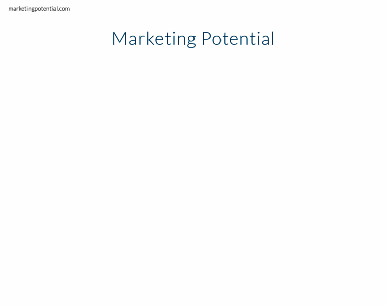 Marketingpotential.com thumbnail