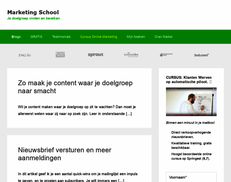 Marketingschool.nl thumbnail