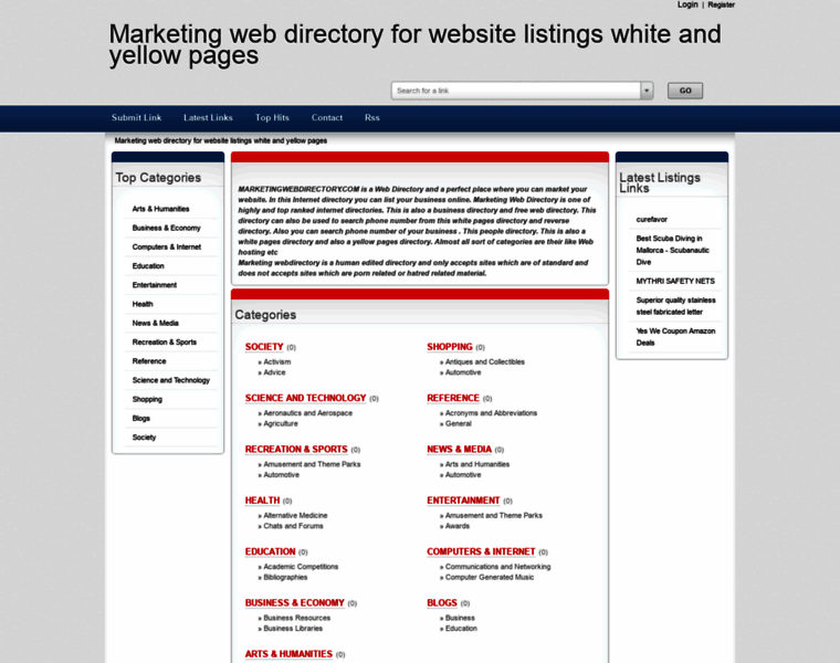 Marketingwebdirectory.com thumbnail
