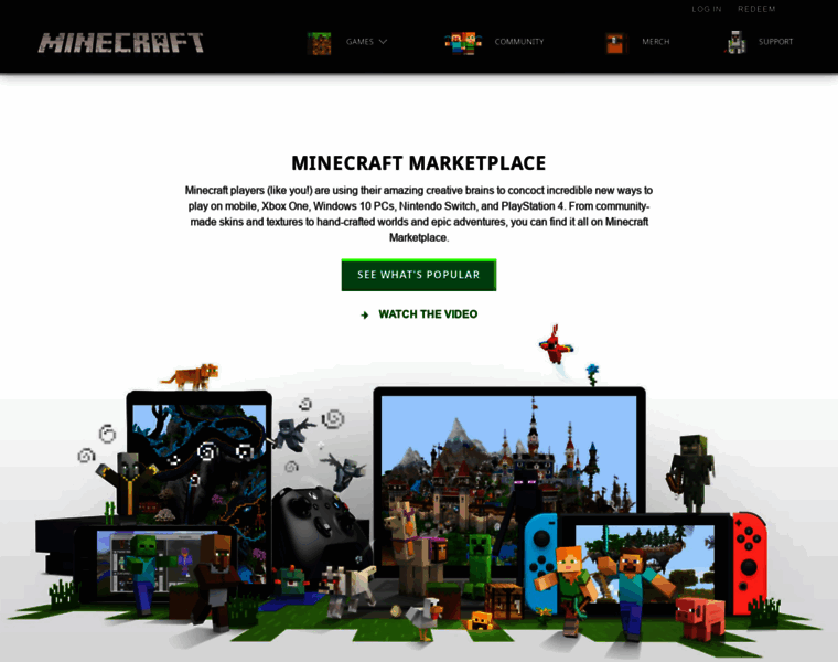 Marketplace.minecraft.net thumbnail