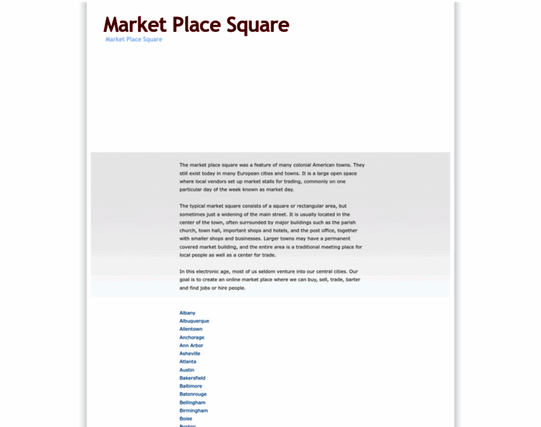 Marketplacesquare.com thumbnail