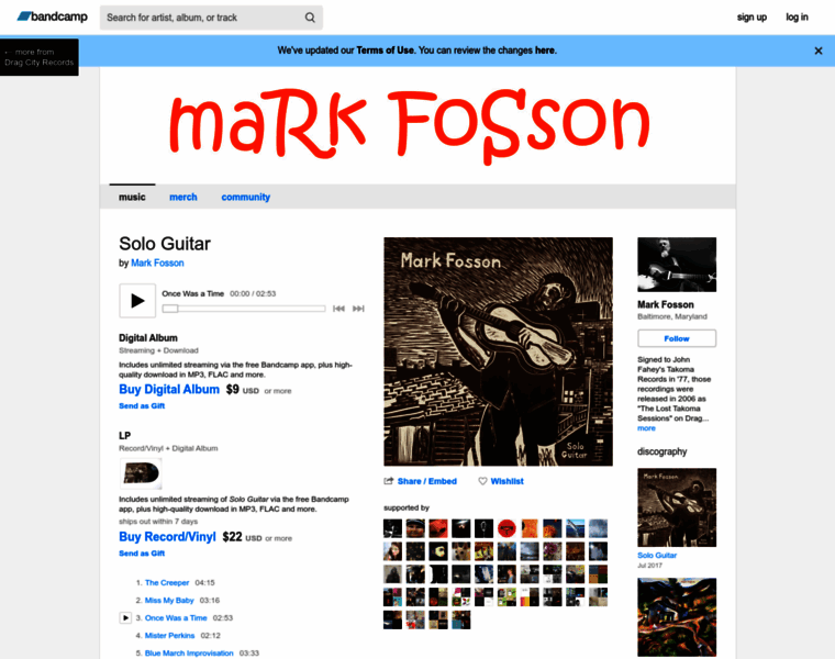 Markfosson.bandcamp.com thumbnail