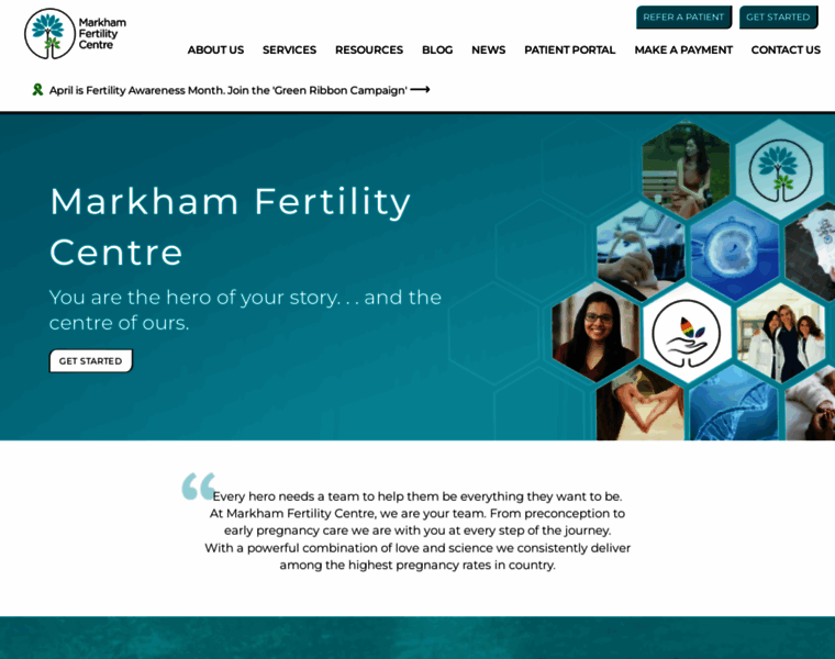 Markhamfertility.com thumbnail