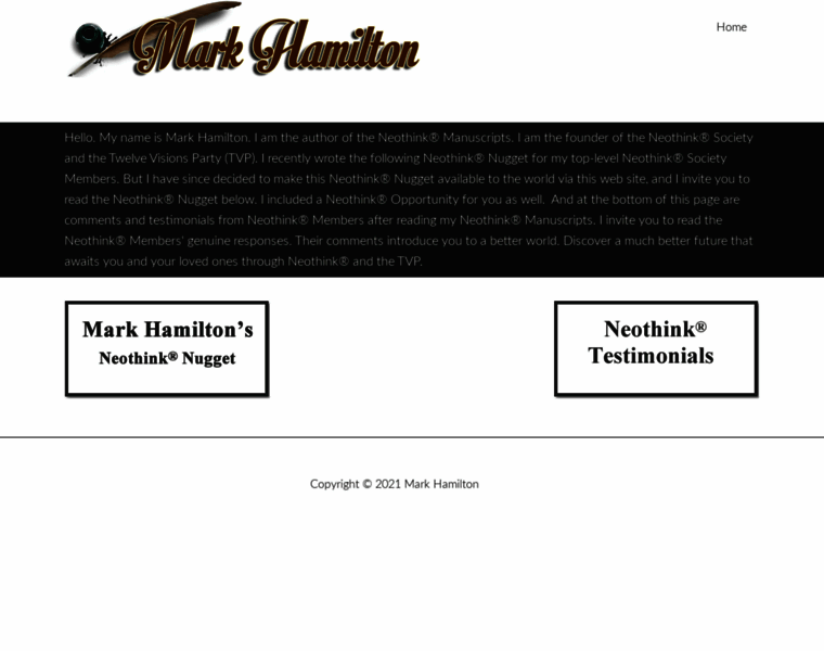 Markhamilton-neothink-tvp.com thumbnail