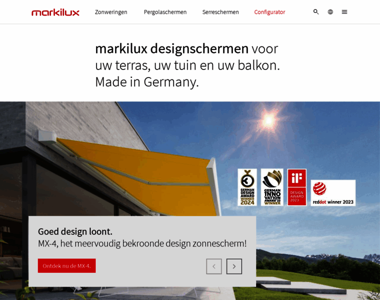 Markilux.nl thumbnail