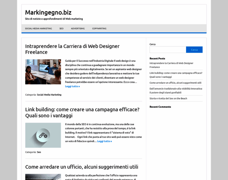 Markingegno.biz thumbnail