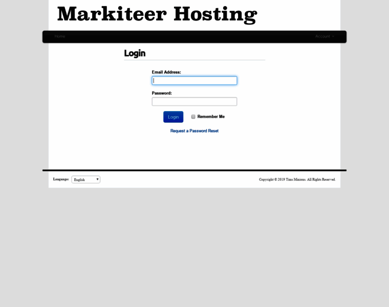 Markiteer-hosting.com thumbnail