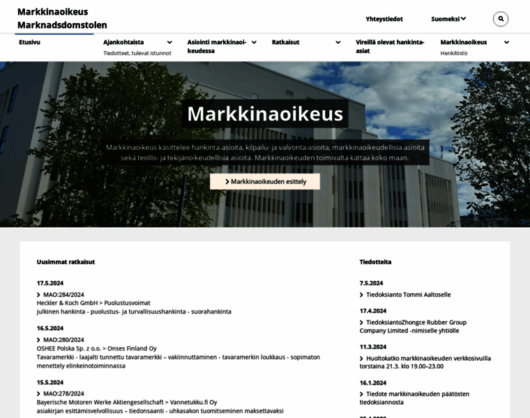 Markkinaoikeus.fi thumbnail