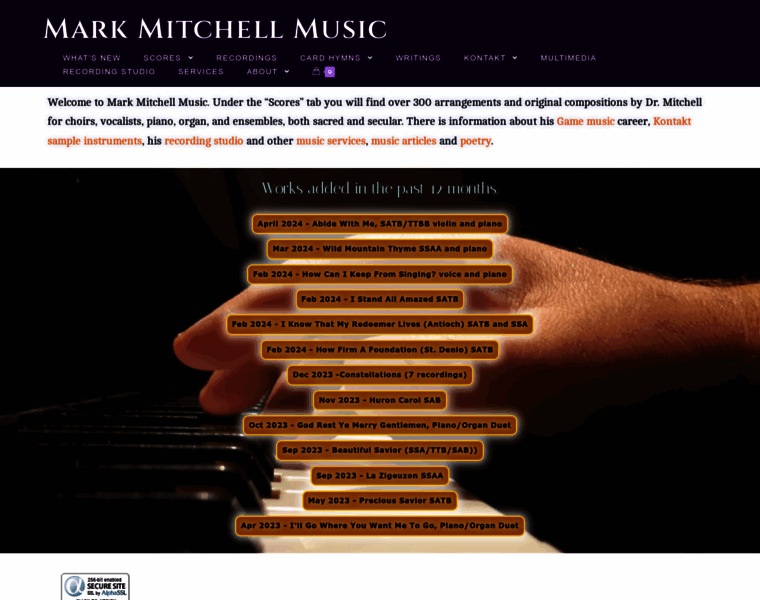 Markmitchell-music.com thumbnail