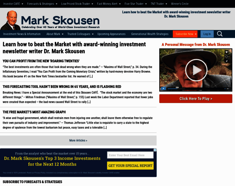 Markskousen.com thumbnail